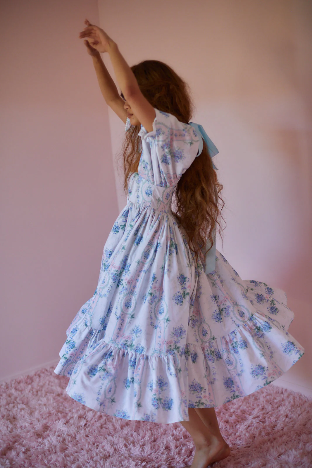 La Belle Etoile Cotton French Puff Dress - Image 4