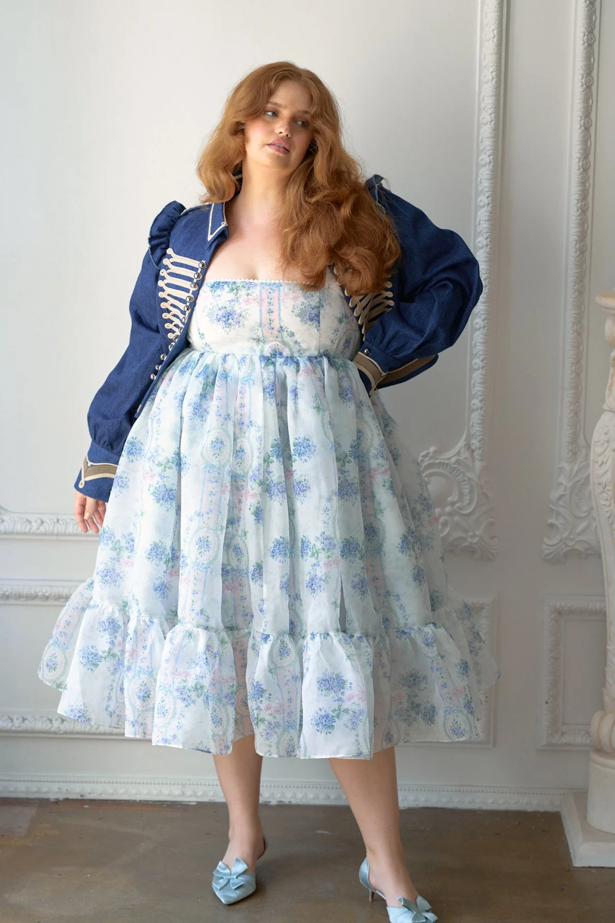 La Belle Etoile Organza French Puff Dress - Image 10