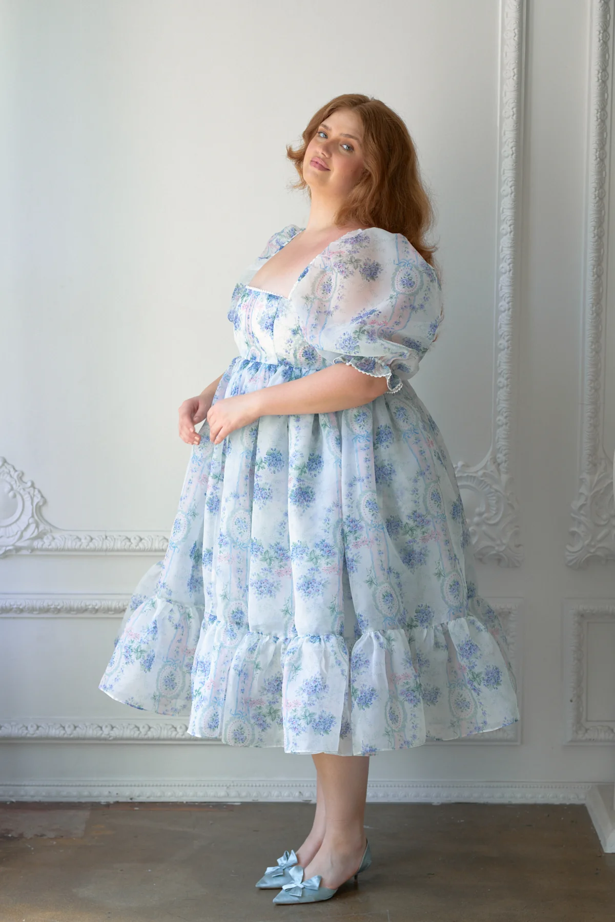 La Belle Etoile Organza French Puff Dress - Image 11