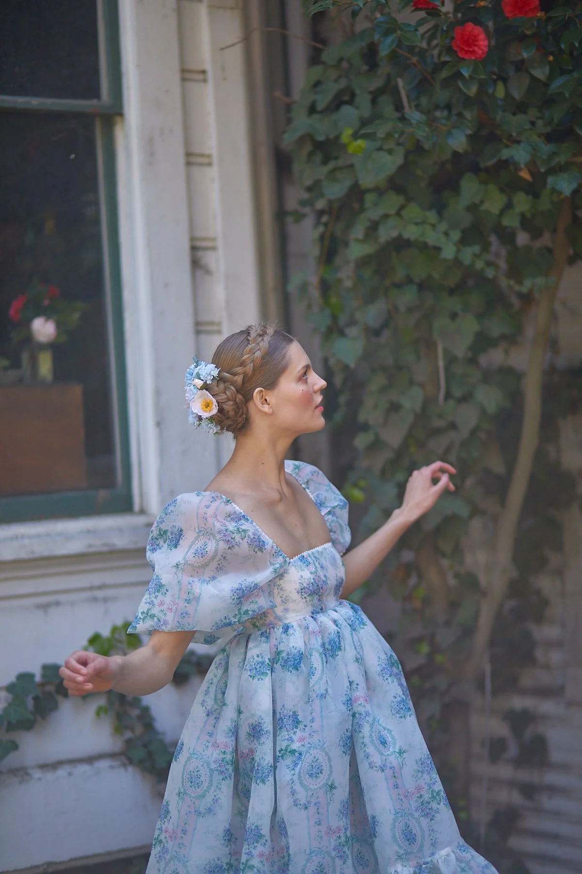 La Belle Etoile Organza French Puff Dress - Image 12