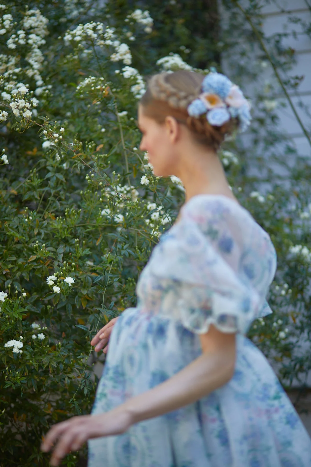 La Belle Etoile Organza French Puff Dress - Image 13