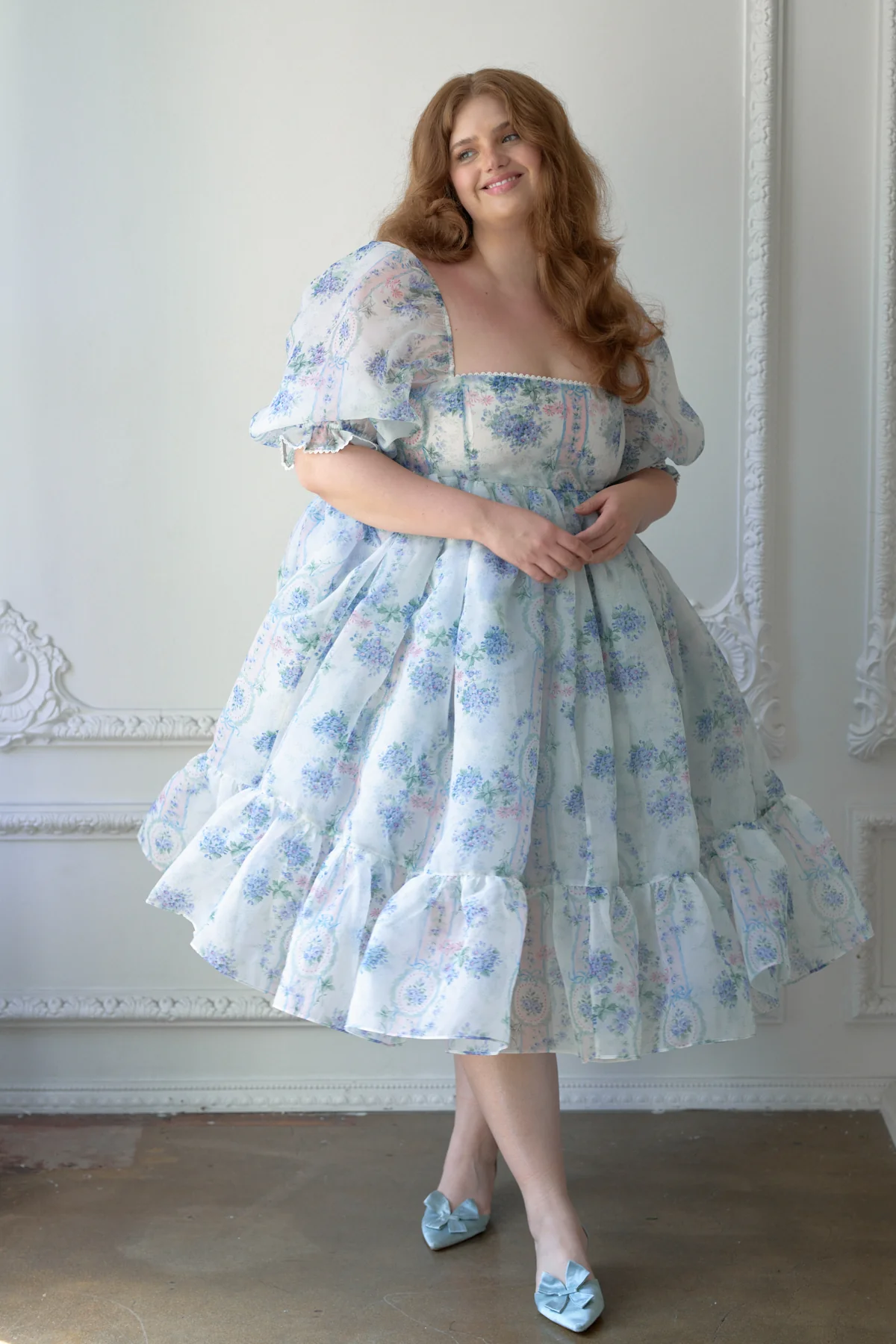 La Belle Etoile Organza French Puff Dress - Image 3