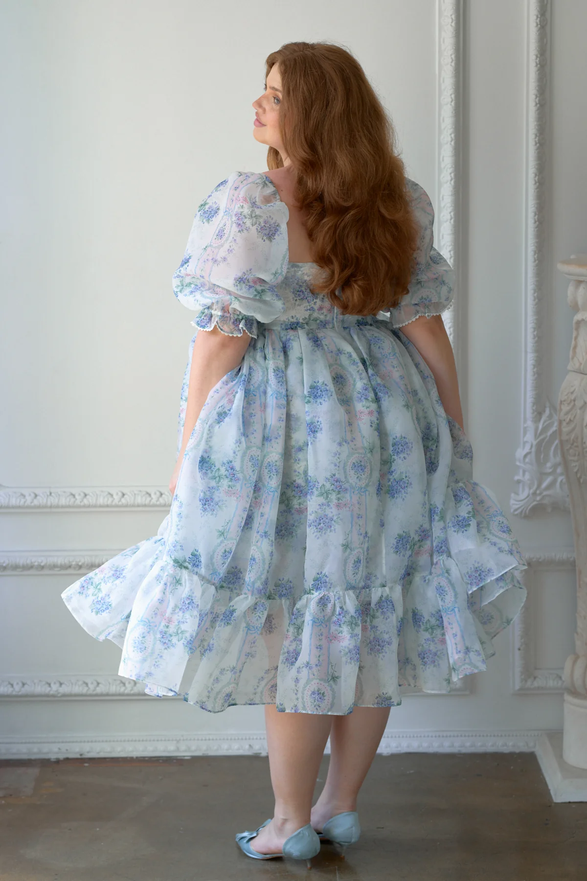 La Belle Etoile Organza French Puff Dress - Image 6