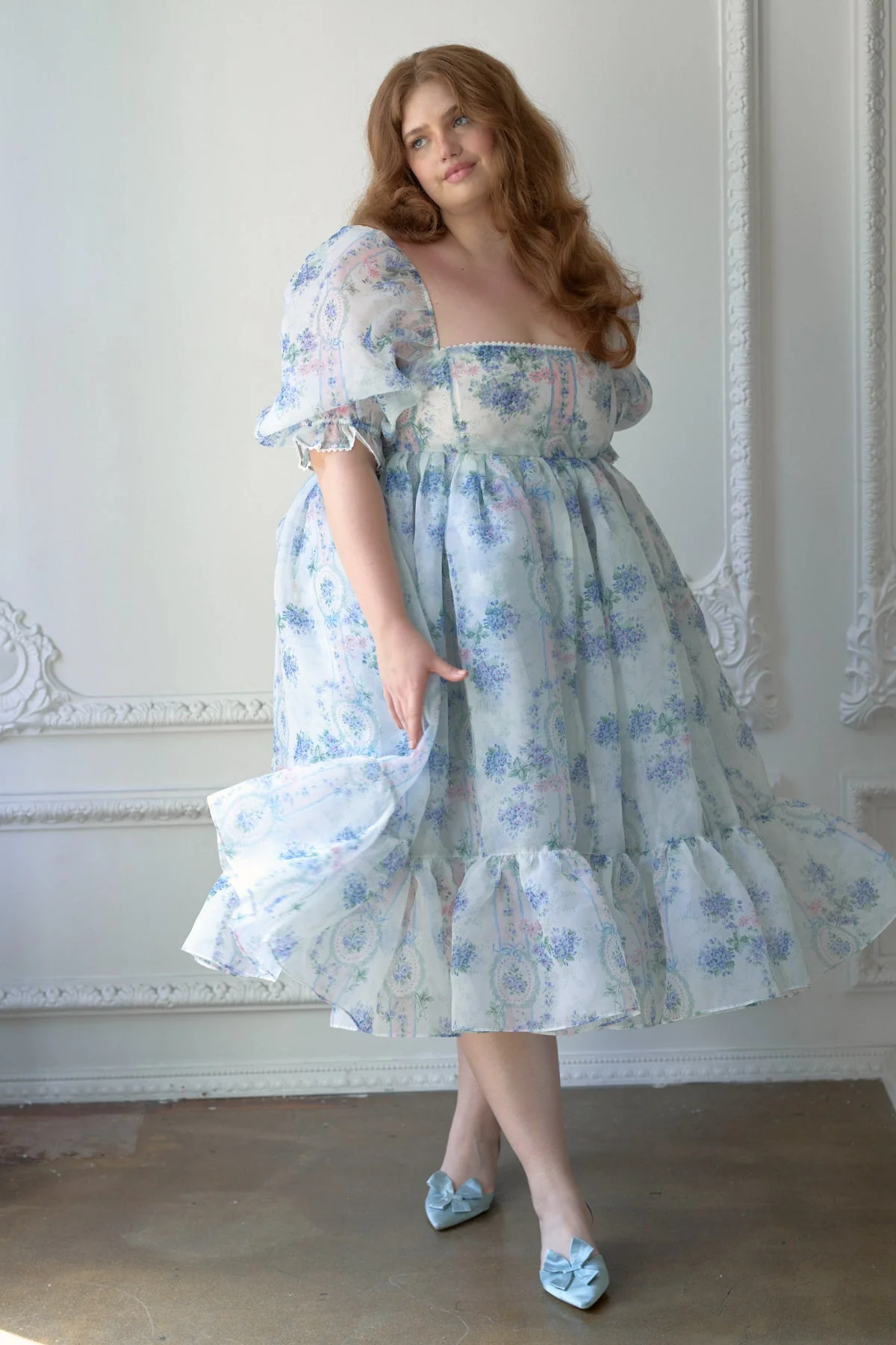 La Belle Etoile Organza French Puff Dress - Image 9
