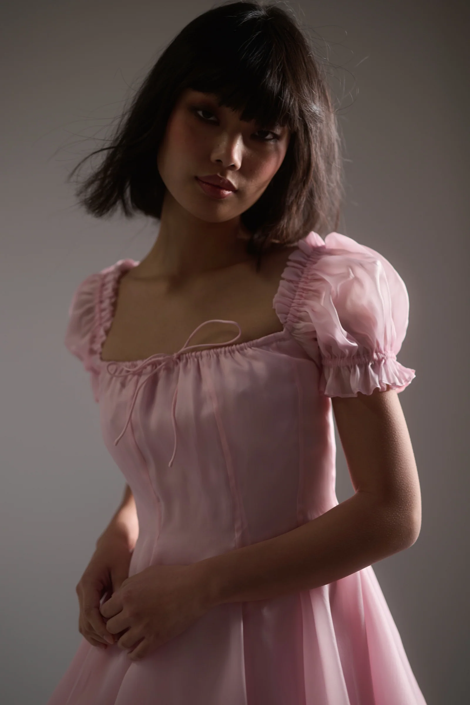 The Baby Soft Silk Mini Garden Party Dress - Image 7