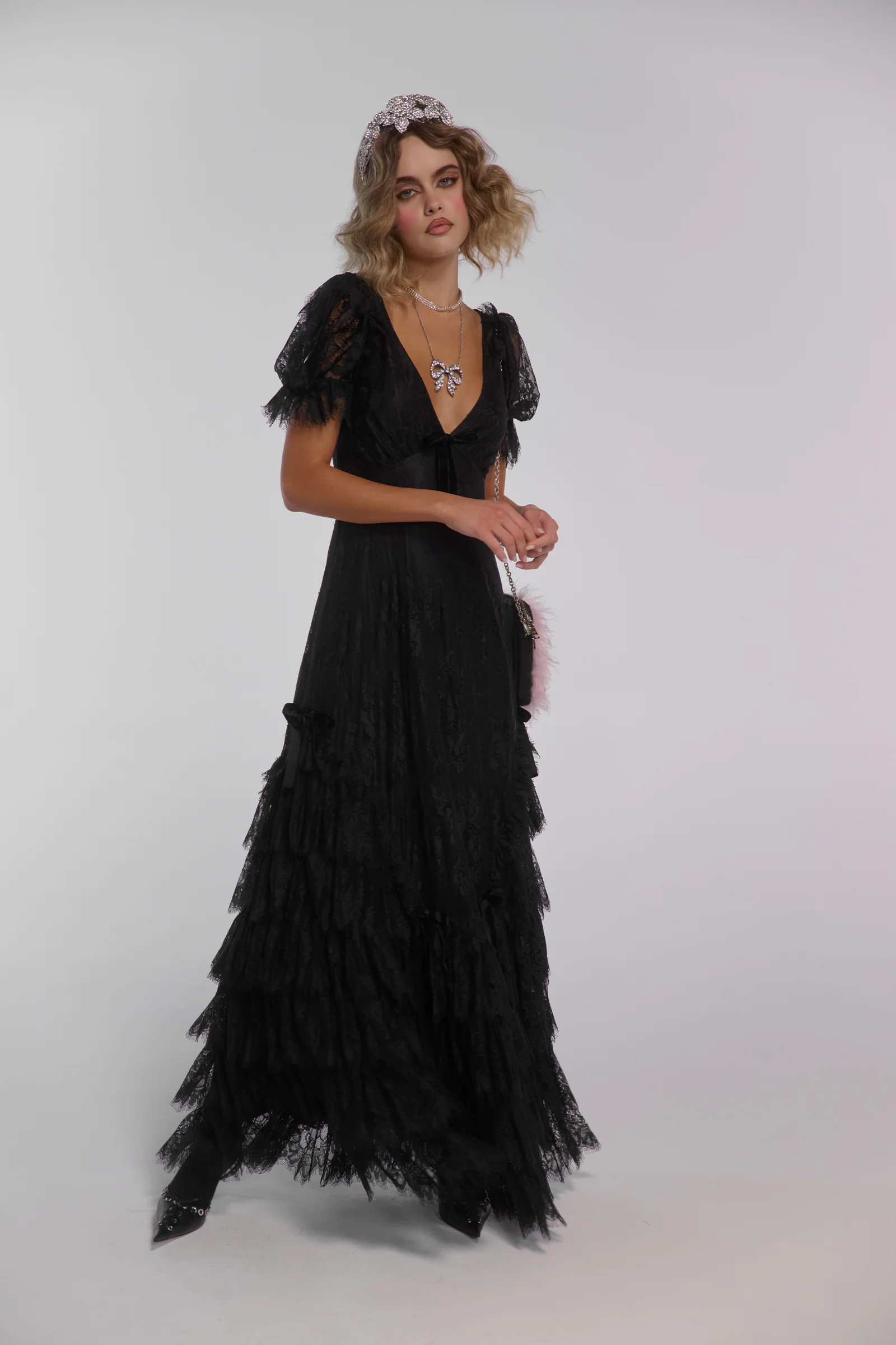 The Caviar Lace Gatsby Slip Dress