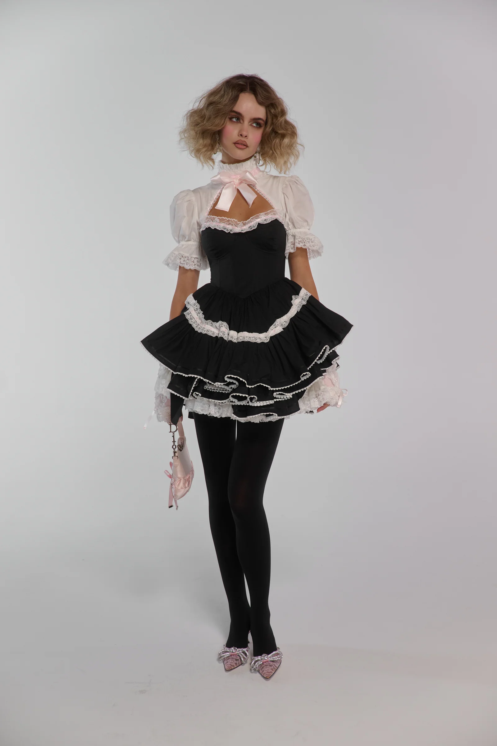 The Caviar Tuxedo Dress
