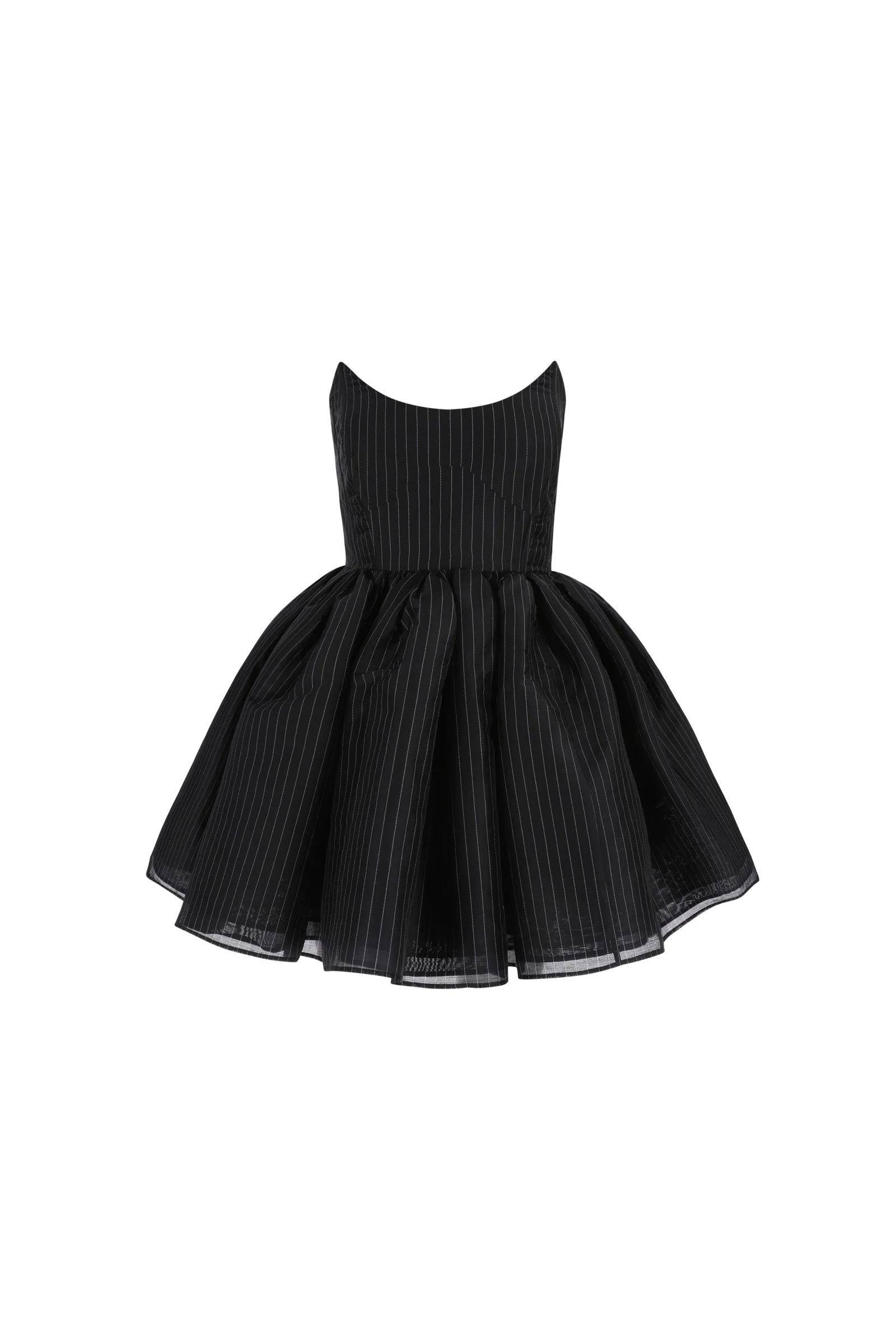 The Pinstripe Veuve Dress - Image 2